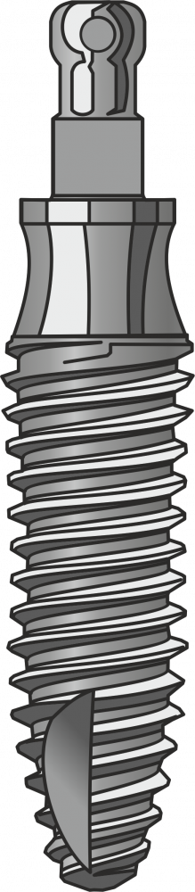 MINI имплантат шарикового типа D 3.5 mm L 8 mm MBE-352008