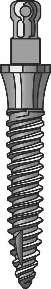 MINI имплантат шарикового типа D 2.5 mm L 12 mm