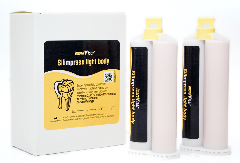 Слепочная масса коррегирующая  Silimpress, orange