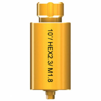 Болванка для индивидуального титанового абатмента AnyRidge D=10  L=20 с шестигранником ARTR1020.MTN-10