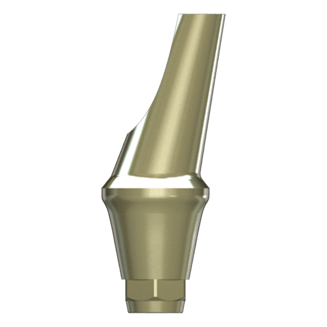 Абатмент угловой AO D 4.5 H 4.5 угол 15 с шестигранником aa4415ht