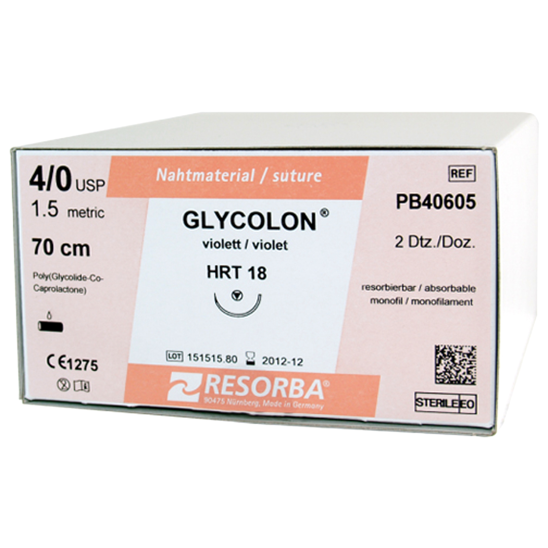 Гликолон неокр. M1 (5/0) 45см DSM 13, 24шт. PB41505