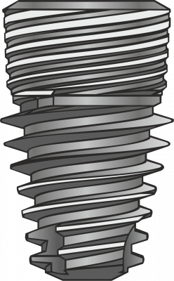 Имплантат Impro Deep Thread 4,5x7mm RIM-4507