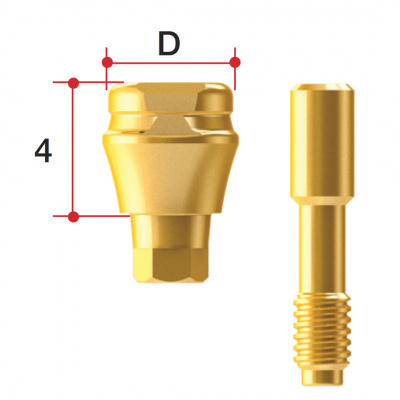 Формирователь десны сканируемый AR, D=7,00 mm H=4,00 mm ARISH7004T